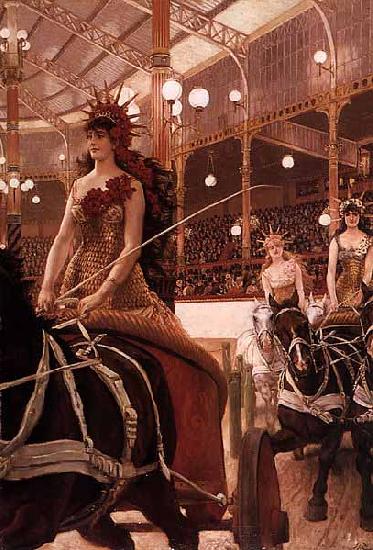 James Tissot The Ladies of the Cars oil painting image